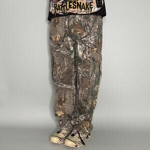 Vintage 90s Realtree Camo Pants 36x30 Baggy Wide Leg Fit Hunting Woodland